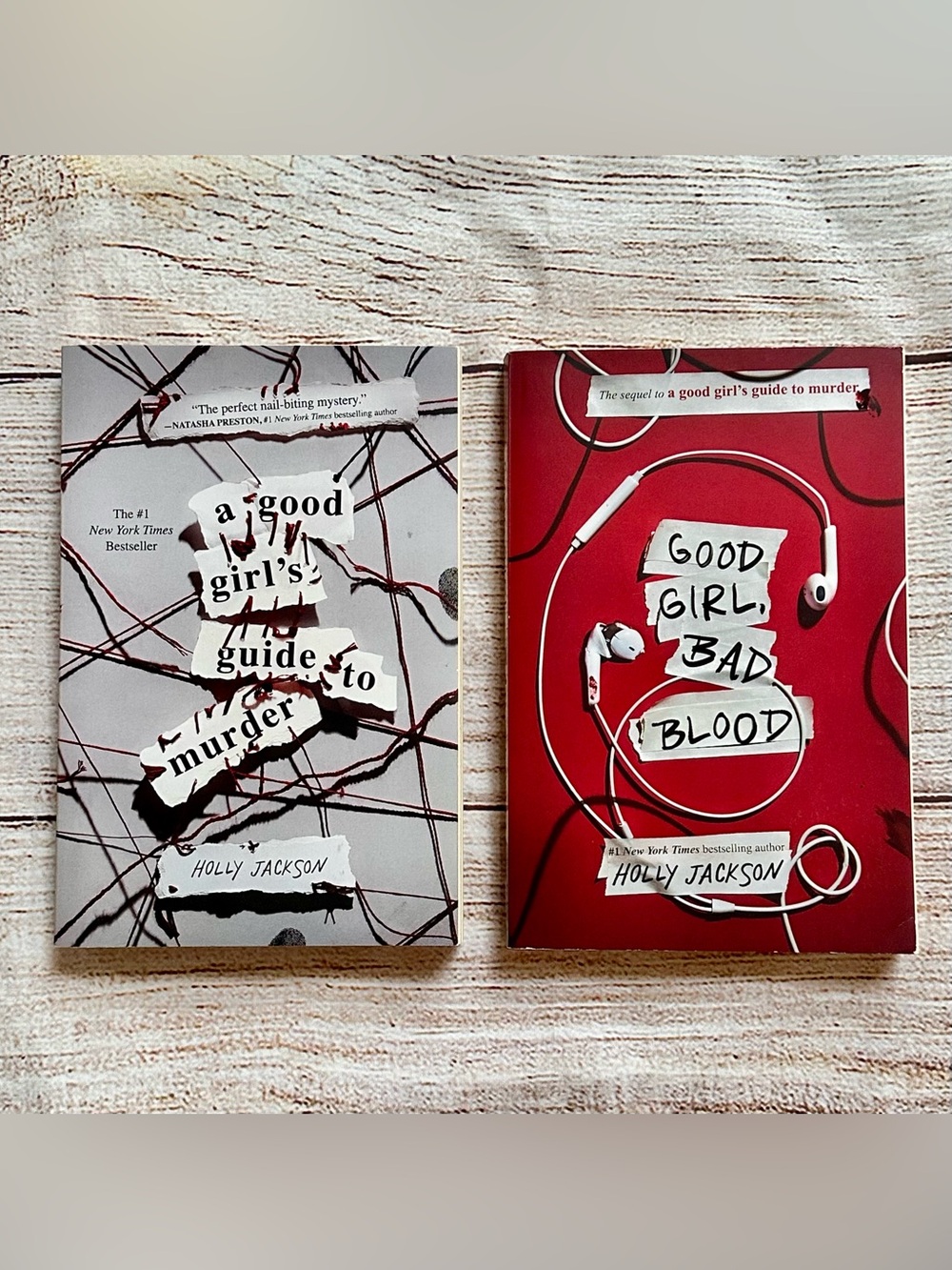 A Good Girl's Guide to Murder & Good Girl, Bad Blood Books by Holly Jackson